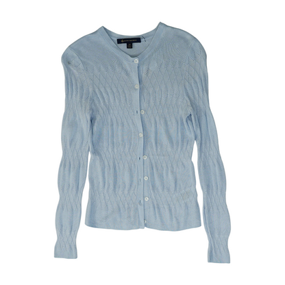 Blue Cardigan Sweater