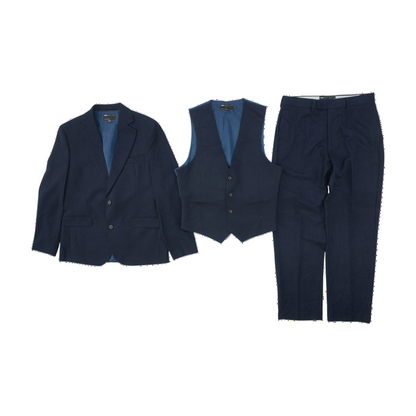 Navy Solid Suit