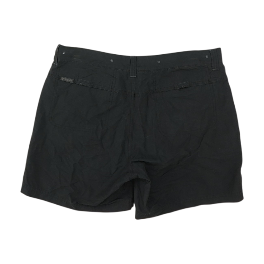 Black Solid Casual Shorts