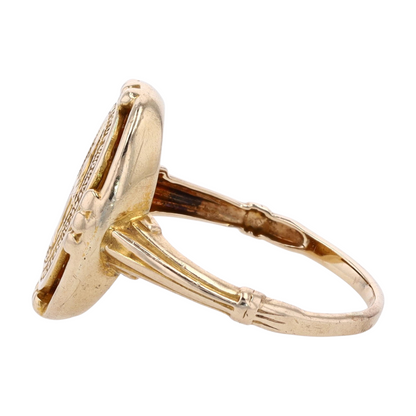 14K Yellow Gold Fashion Ring