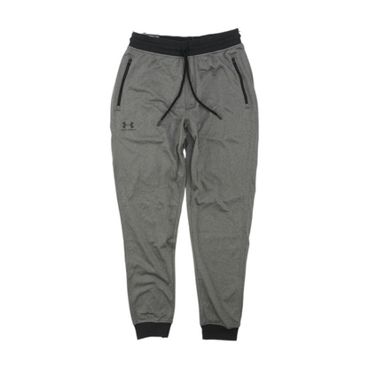 Gray Color Block Tapered Pants