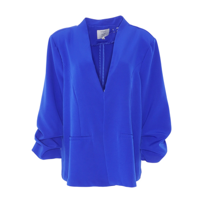 Blue Plus Solid Blazer