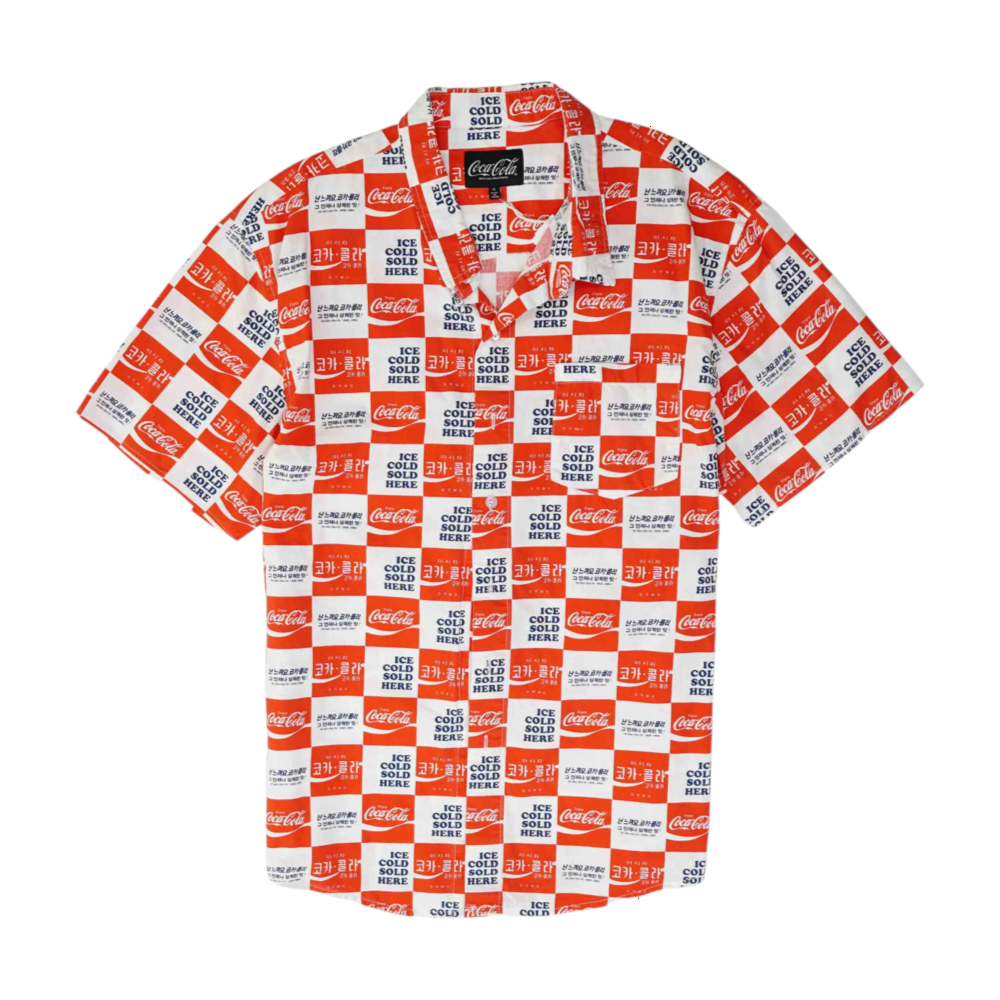 Red Check Short Sleeve Button Down