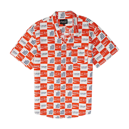 Red Check Short Sleeve Button Down