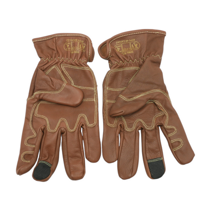 Brown Leather Gloves