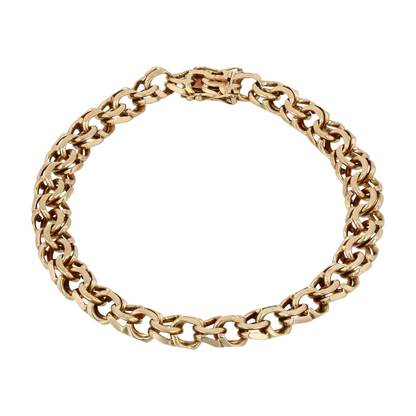 14K Yellow Gold Chain Bracelet