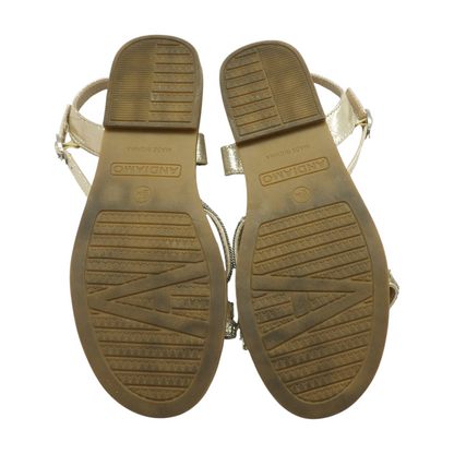 Gold Sandals