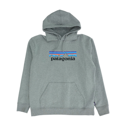 Gray Solid Hoodie Pullover