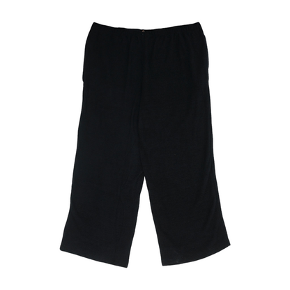 Black Plus Size Regular Pants