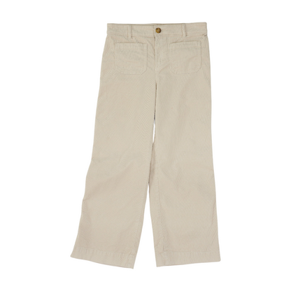 Tan Petite Wide Leg Pants