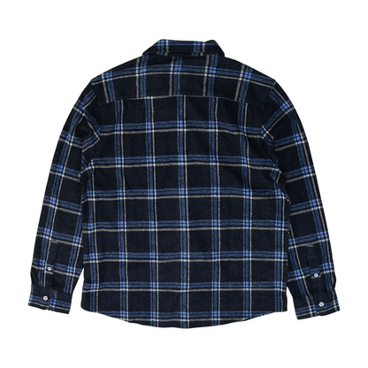 Black Plaid Flannel Button Down