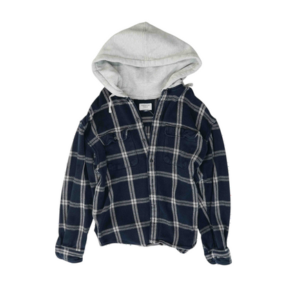 Navy Plaid Jacket