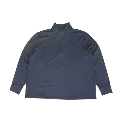 Navy Solid 1/4 Zip Pullover