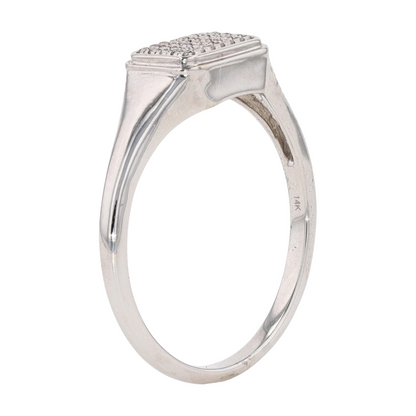1/10 ctw 14K White Gold Diamond Fashion Ring