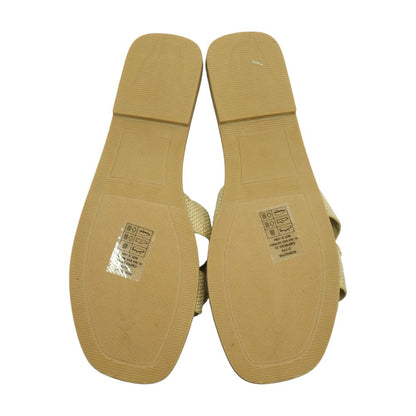Tan Flat Sandals