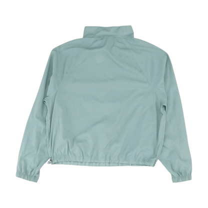 Green Solid 1/4 Zip Pullover