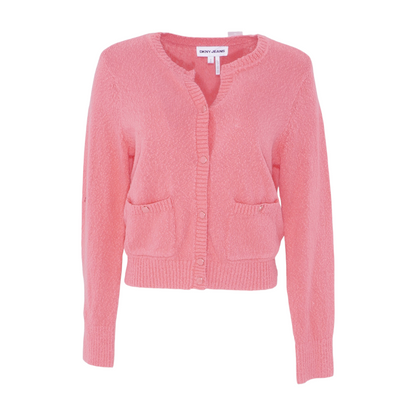 Pink Cardigan Sweater