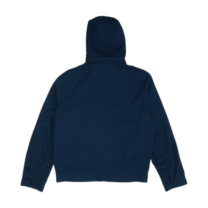 Navy Solid Rain Jacket