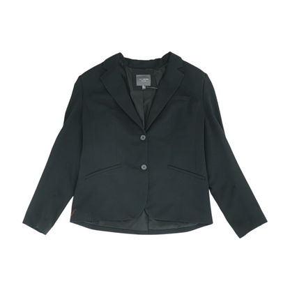 Black Solid Blazer