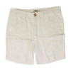 White Casual Shorts