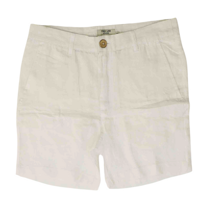 White Casual Shorts