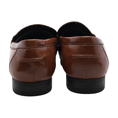 Brown Slip-On Dress Shoes