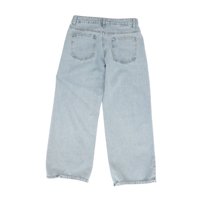 Blue Wide Leg Jeans