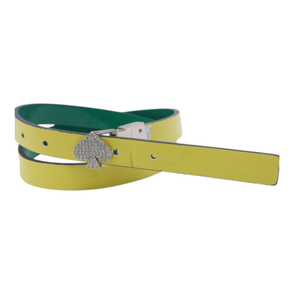 Green Reversible Leather Belt
