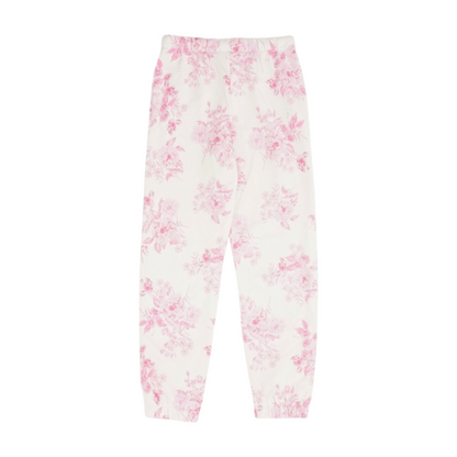 Pink Floral Active Pants