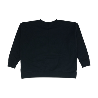 Navy Solid Sweatshirt Pullover