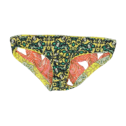 Green Graphic Swim Bottom