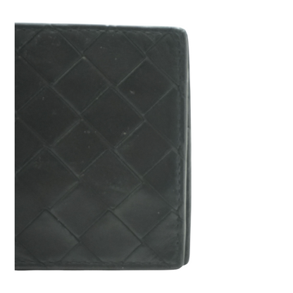Black Intrecciato Bill Clip Wallet