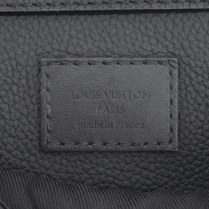 Black Aerogram Takeoff Leather Sling Bag