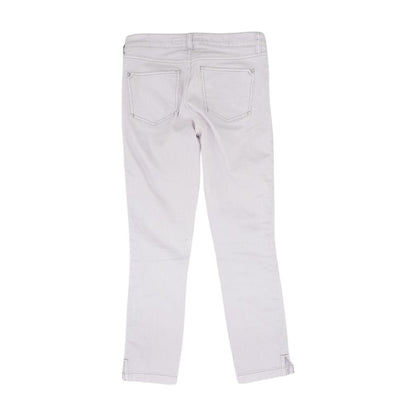 Purple Solid Jeans
