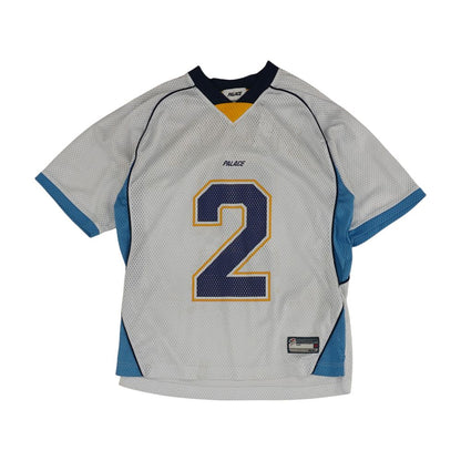 White Short Sleeve Football Jersey