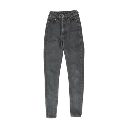 Black Solid Jeans