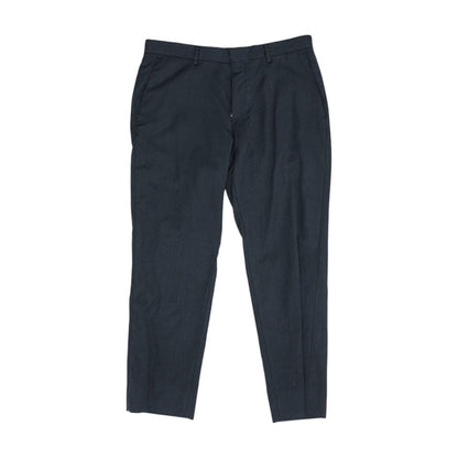 Charcoal Solid Dress Pants