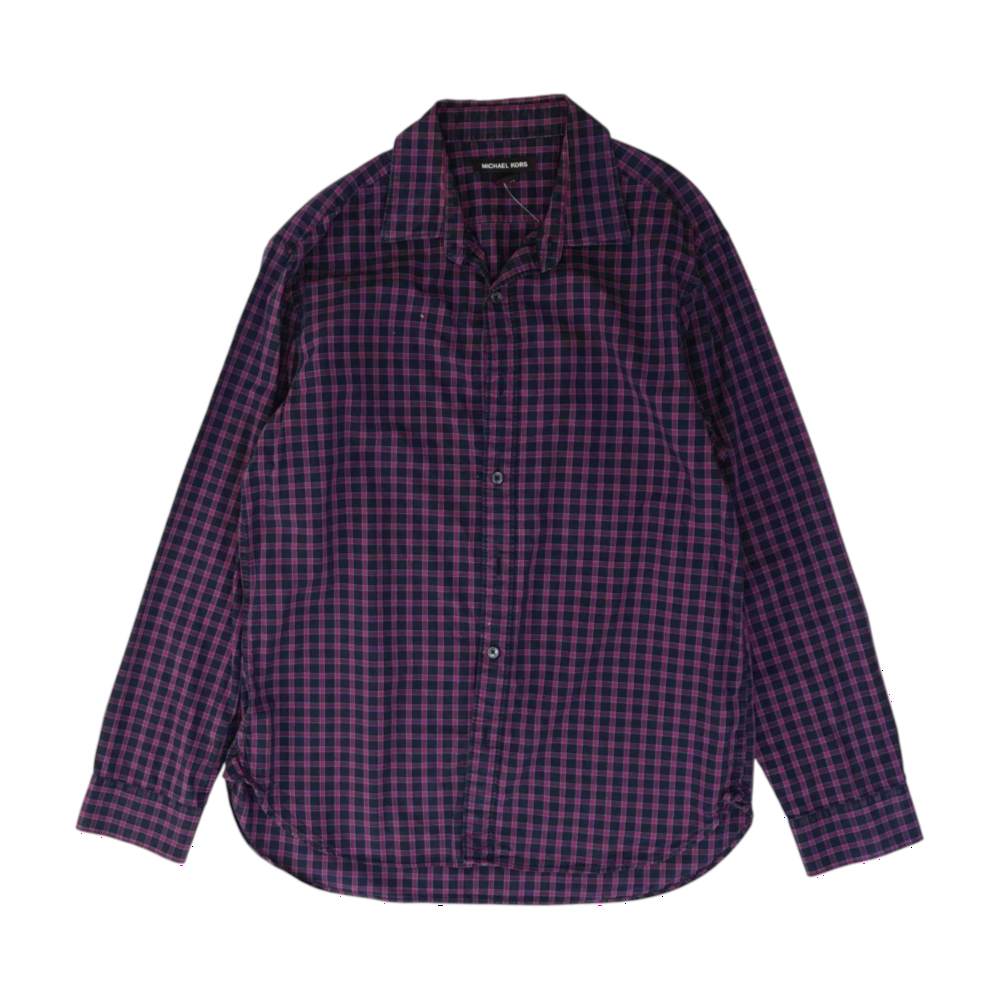 Michael Kors Multi Plaid Long Sleeve Button Down – Image 1