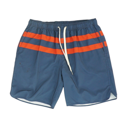 Navy Striped Swim Bottom