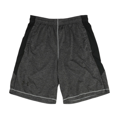 Gray Abstract Active Shorts