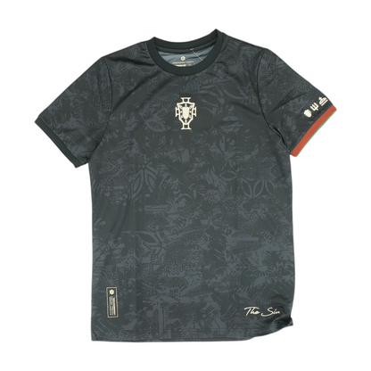 Men's Black Portugal Short Sleeve Jersey