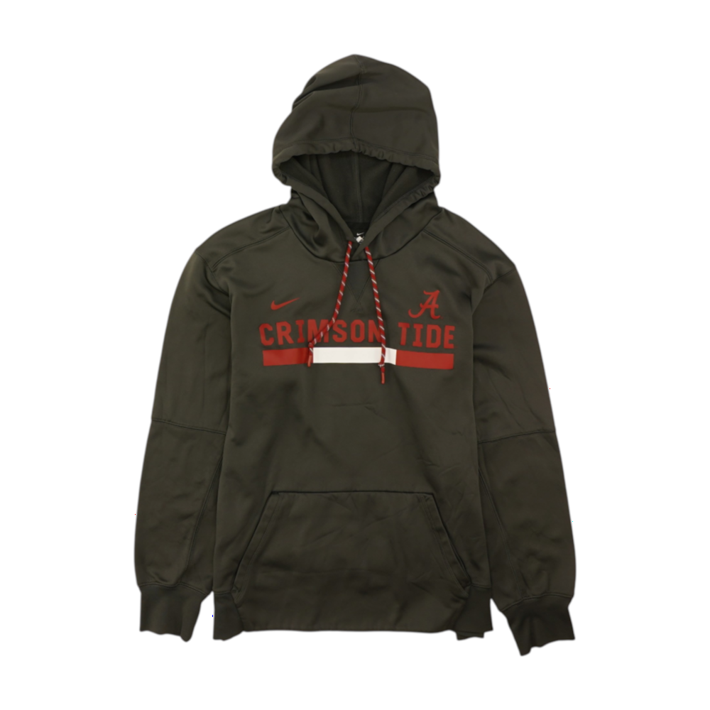 Gray Alabama Crimson Tide Solid Hoodie Pullover