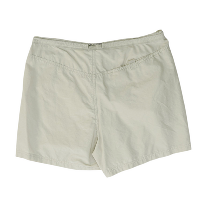 Beige Solid Chino Shorts