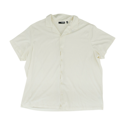 Ivory Big & Tall Solid Short Sleeve Button Down