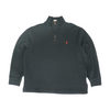 Polo Ralph Lauren Black Solid 1/4 Zip Sweater – Image 1