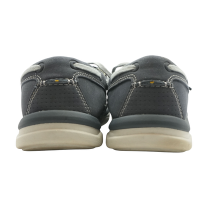 Blue Lace-Up Casual Shoes
