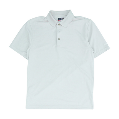 Tan Solid Short Sleeve Polo