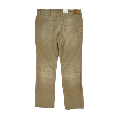 Khaki Straight Jeans