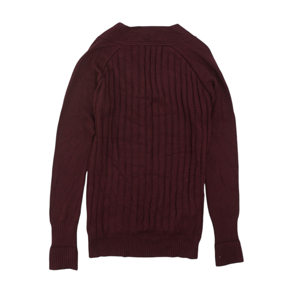 Burgundy Pullover Sweater