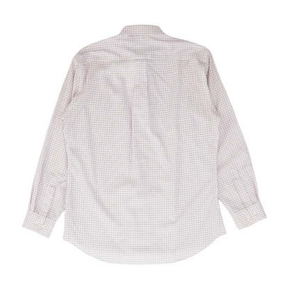 Pink Check Long Sleeve Button Down